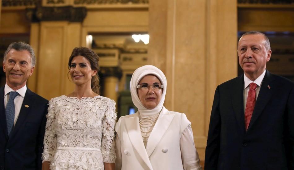 Emine Erdoğan Arjantin G20 Zirvesi'nde böyle karşılandı