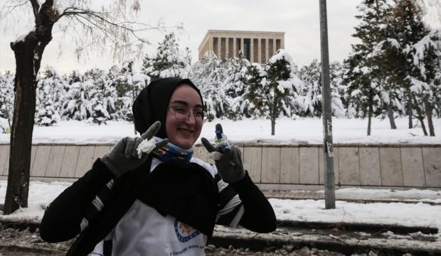 Atatürk Koşusu'nu Elif Dağdelen ve Ramazan Baştuğ kazandı