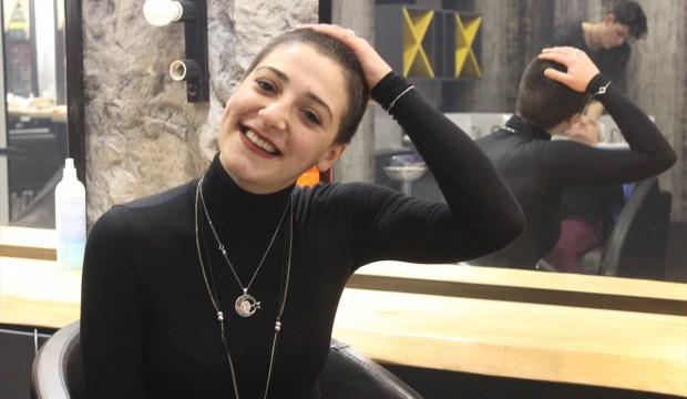Saçıyla lösemili çocuklara umut oluyor