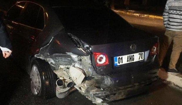 Adıyaman'da iki otomobil çarpıştı: 4 yaralı