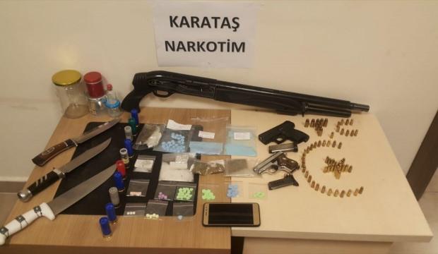 Uyuşturucu operasyonunda çalıntı malzeme ele geçirildi