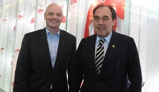 Infantino'dan Demirören cevabı! 'Hoşuma gitmiyor'