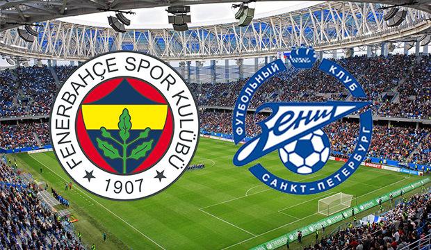 Fenerbahçe Zenit maçı ne zaman, saat kaçta ve hangi kanalda?
