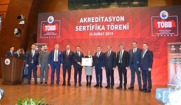 TOBB Akreditasyon Sertifika Töreni