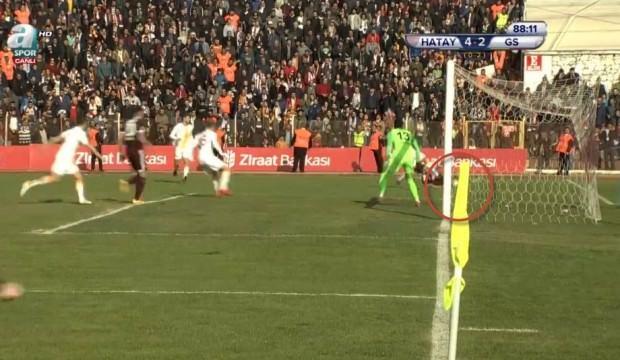 Hatay-G.Saray maçına damga vuran gol kararı!