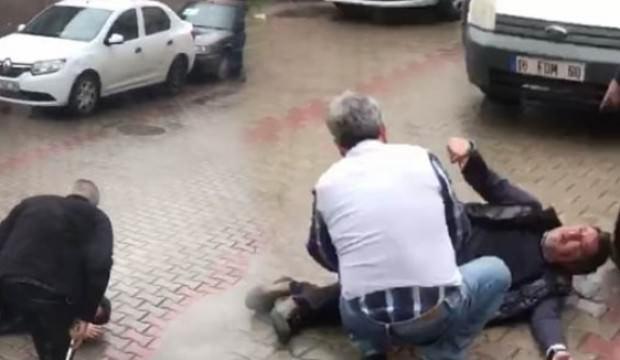 Tapu Müdürlüğü önünde dehşet anları…