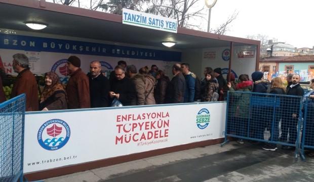 Trabzon'da tanzim satış noktası açıldı