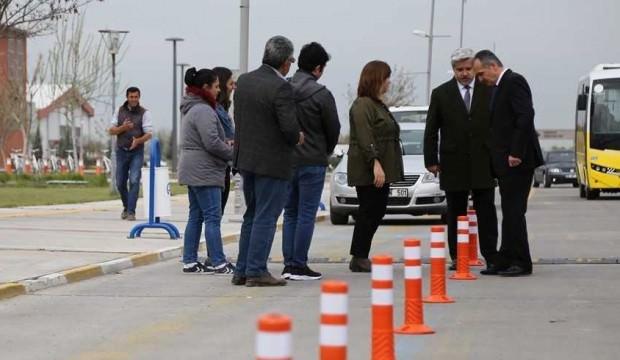 ASÜ'de bisiklet yollarını geliştirme çalışmaları sürüyor