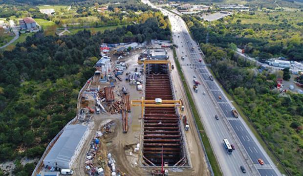 Beklenen metro hattı havadan görüntülendi!