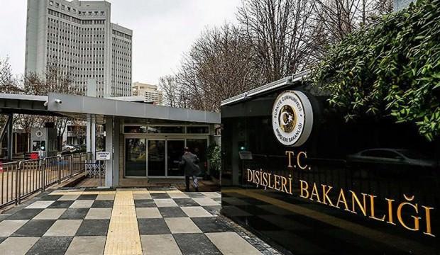 Dışişleri Bakanlığı'ndan ABD'ye sert tepki