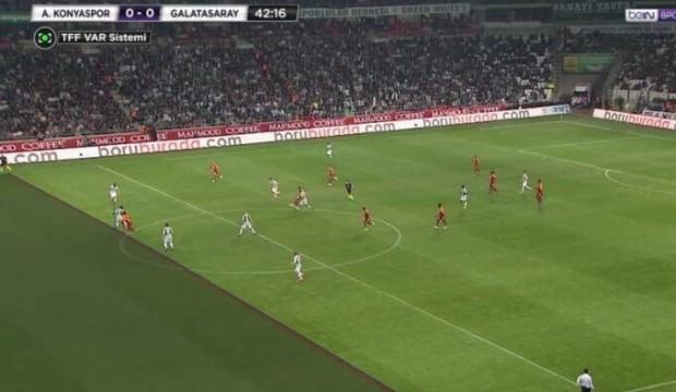 Galatasaray penaltı bekledi, VAR ofsayt dedi!