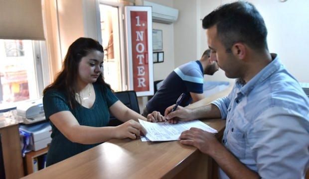 İlçelerde "Nöbetçi Noter" uygulaması başladı