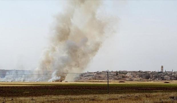YPG/PKK'lılar Bab'daki sivillerin tarım arazilerini yaktı