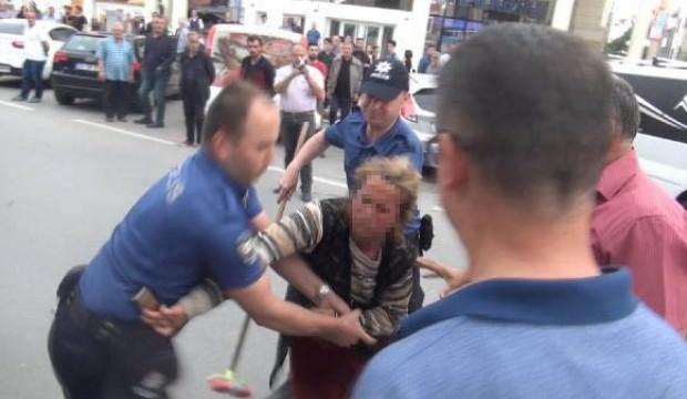 Polisin tabancasını almaya kalkıştı!