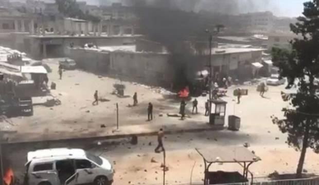 Afrin ilçe merkezinde patlama