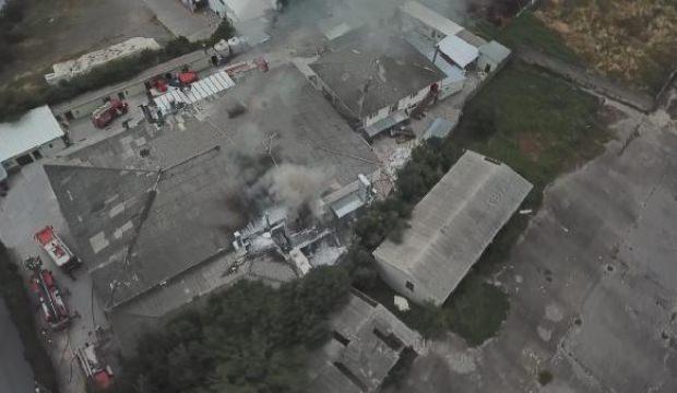 Kartal'da fabrikada yangın