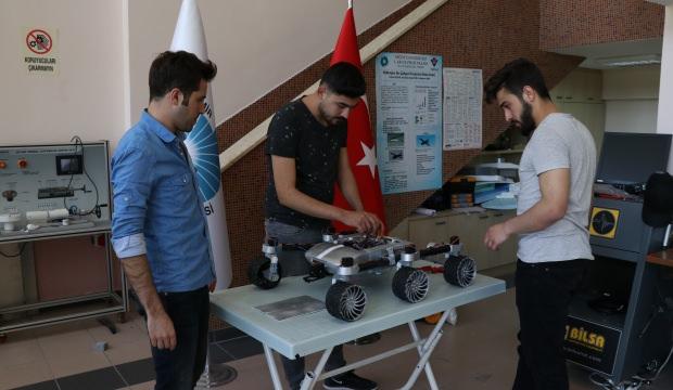 "Mars Rover"dan esinlenip "Türk Rover"ı yaptılar