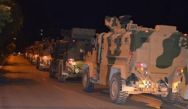 Suriye sınırına gece yarısı sevkıyat