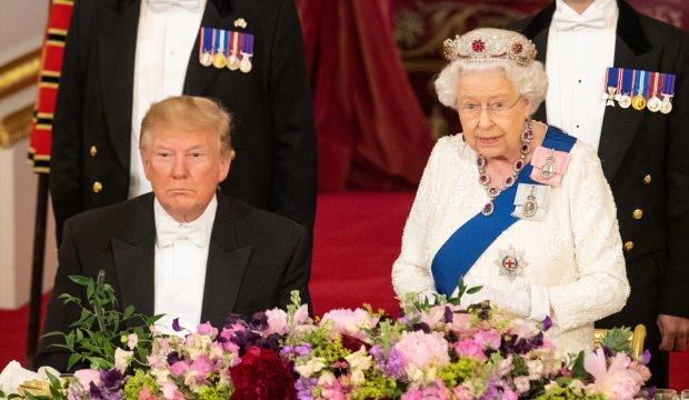 Trump: Kraliçe ile çok eğlendik!