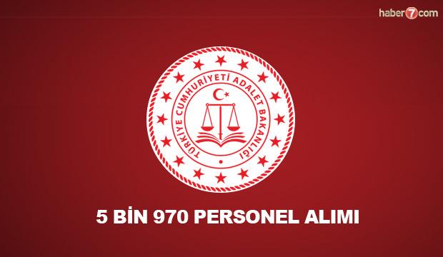 Adalet Bakanlığı 5 bin 970 personel alımı! Başvurular ne zaman?