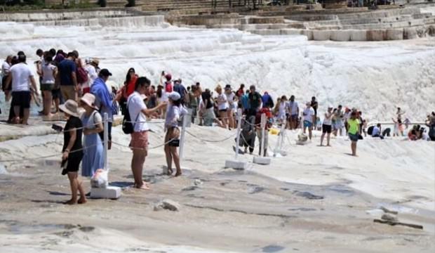 Pamukkale'de tüm zamanların rekoru kırıldı