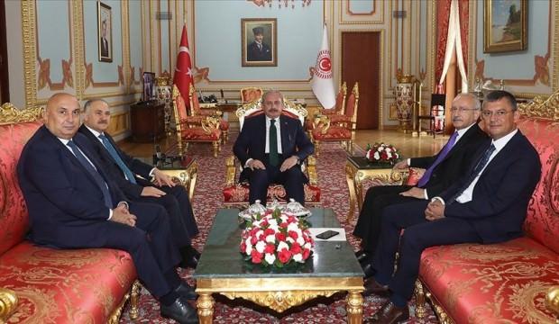 Kılıçdaroğlu'ndan TBMM Başkanı Şentop'a ziyaret!