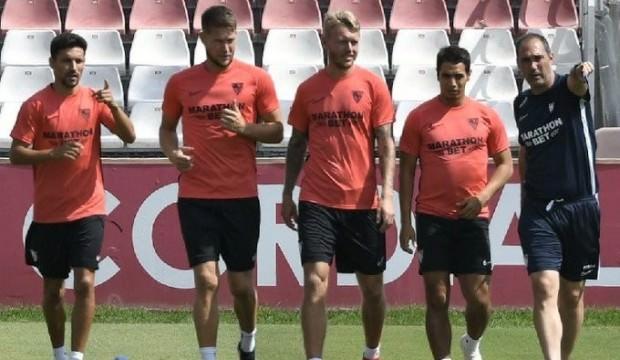 Fenerbahçe'nin peşinde olduğu Kjaer idmanda!