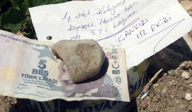 Tarla sahibine duygulandıran not: Hakkınızı helal edin