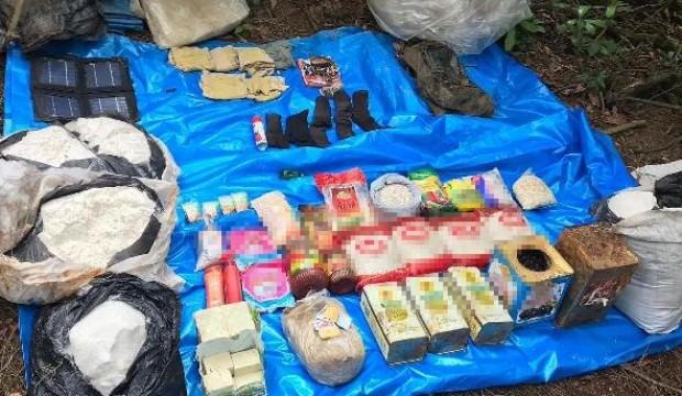Trabzon kırsalında PKK'nın deposu bulundu
