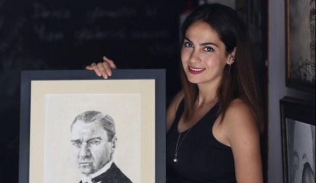 Halime Türkyılmaz kumdan resim yapmanın ötesine geçti