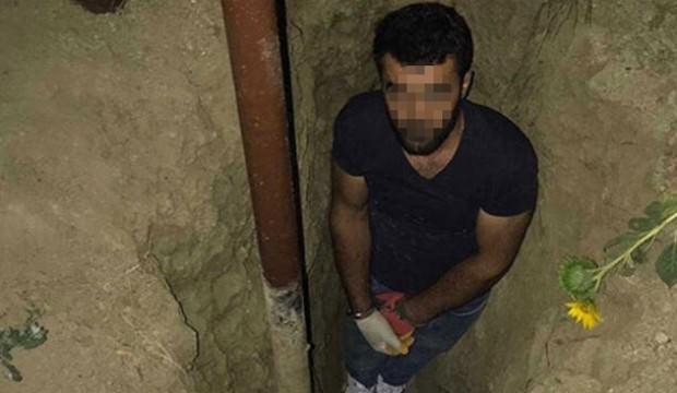 Kazdıkları çukurda suçüstü yakalandılar