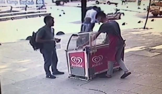 Sahte parayla dondurma alacaktı ki...