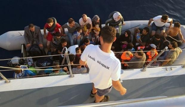 58'i çocuk 128 göçmen yakalandı