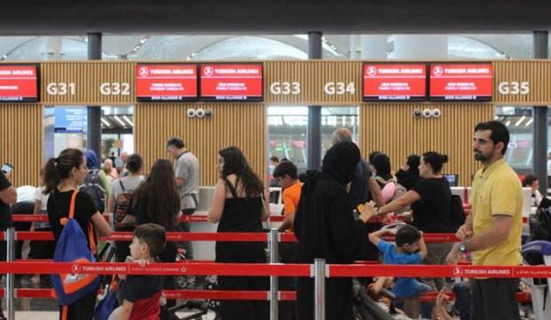 İstanbul Havalimanı'nda bayram hareketliliği!