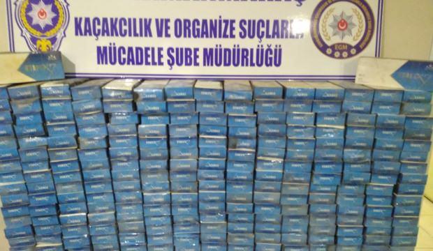 5 bin 800 paket kaçak sigara ele geçirildi