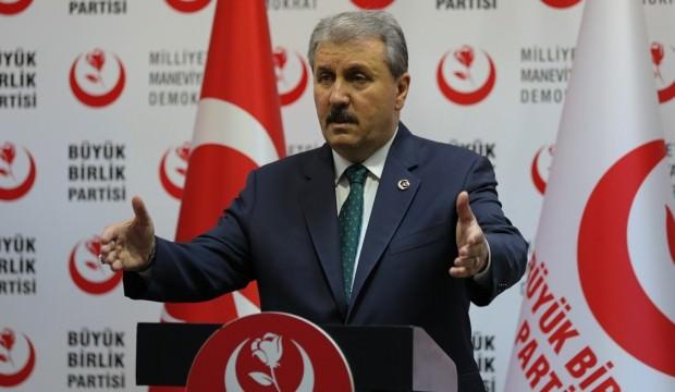 BBP lideri Destici: HDP'nin aslında kapatılması lazım