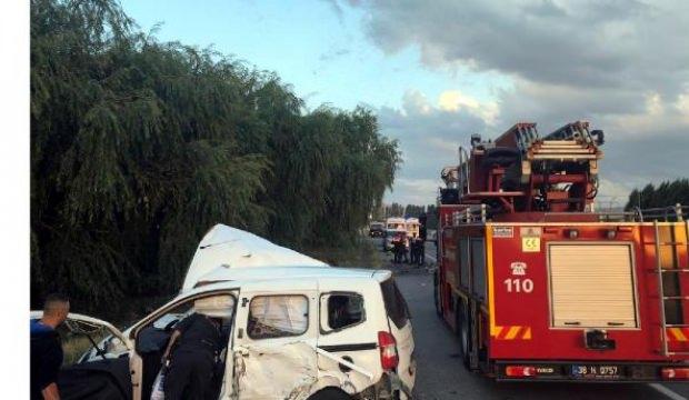 Bünyan'da kaza: 3 yaralı
