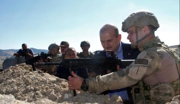 Bakan Soylu bir dönem "girilemez" denilen yerde konuştu