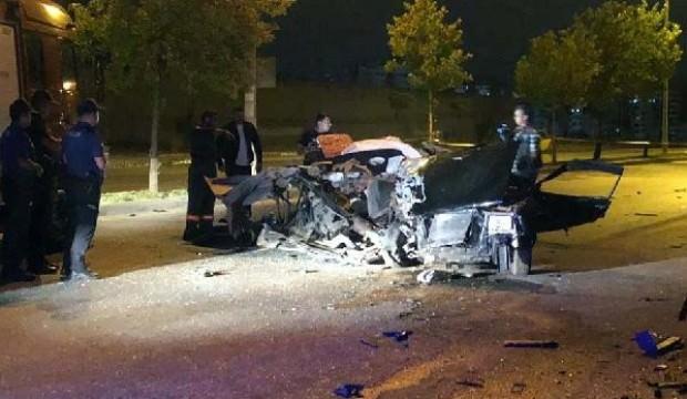 Ankara'da 'Drift' kovalamacası: 2 ölü, 1 yaralı
