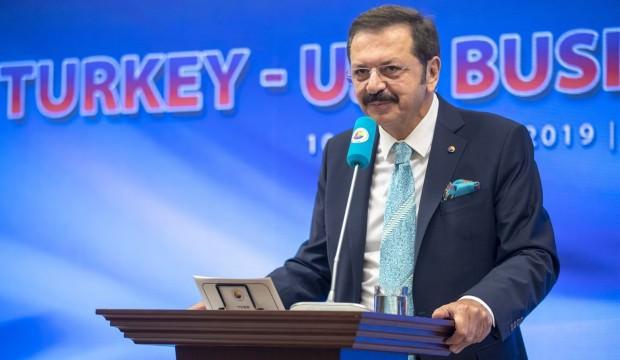 Hisarcıklıoğlu: ABD ile Serbest Ticaret Anlaşması imzalanmalı