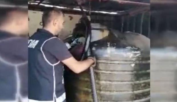 İzmir'de 4 ton kaçak mazot ele geçirildi