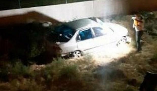 Şarampole devrilen otomobildeki genç öldü