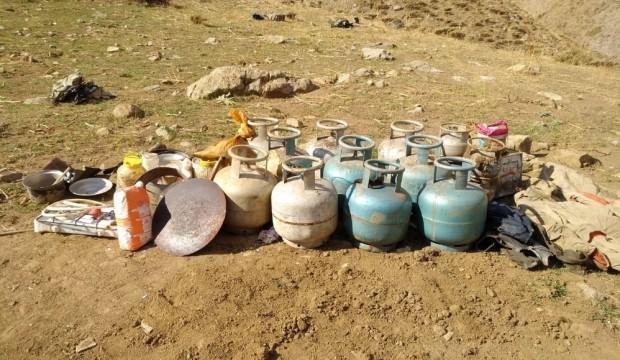 Van'da, terör örgütü PKK'ya ait 3 sığınak imha edildi