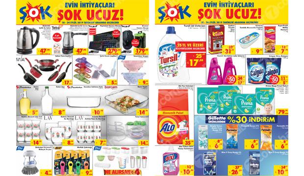 19 Eylül ŞOK aktüel ürünler kataloğu: ŞOK marketlerinde indirim başladı!