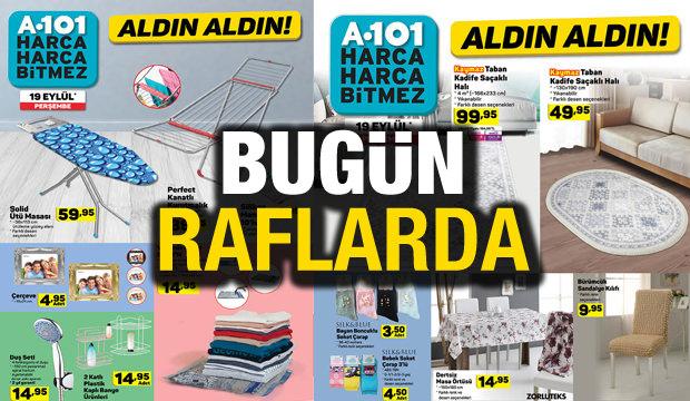A101 aktüel kataloğu! 20 Eylül züccaciye ve ev tekstili ürünlerinde...