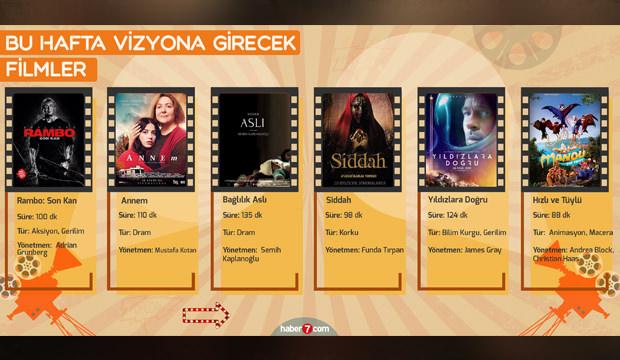 20 Eylül bu hafta vizyona girecek filmler! Annem, Rambo: Son Kan, Bağlılık Aslı...