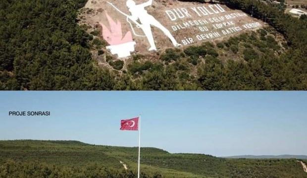 Çanakkale'nin simgesi 'Dur Yolcu' anıtı yenilendi