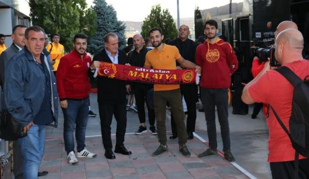 Galatasaray'a Malatya'da coşkulu karşılama