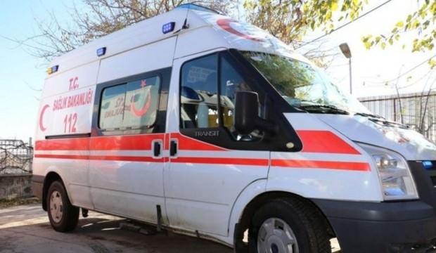 Kafede otururken başına mermi isabet etti