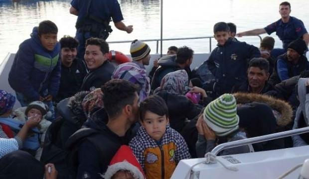 Çanakkale'de 213 kaçak göçmen yakalandı